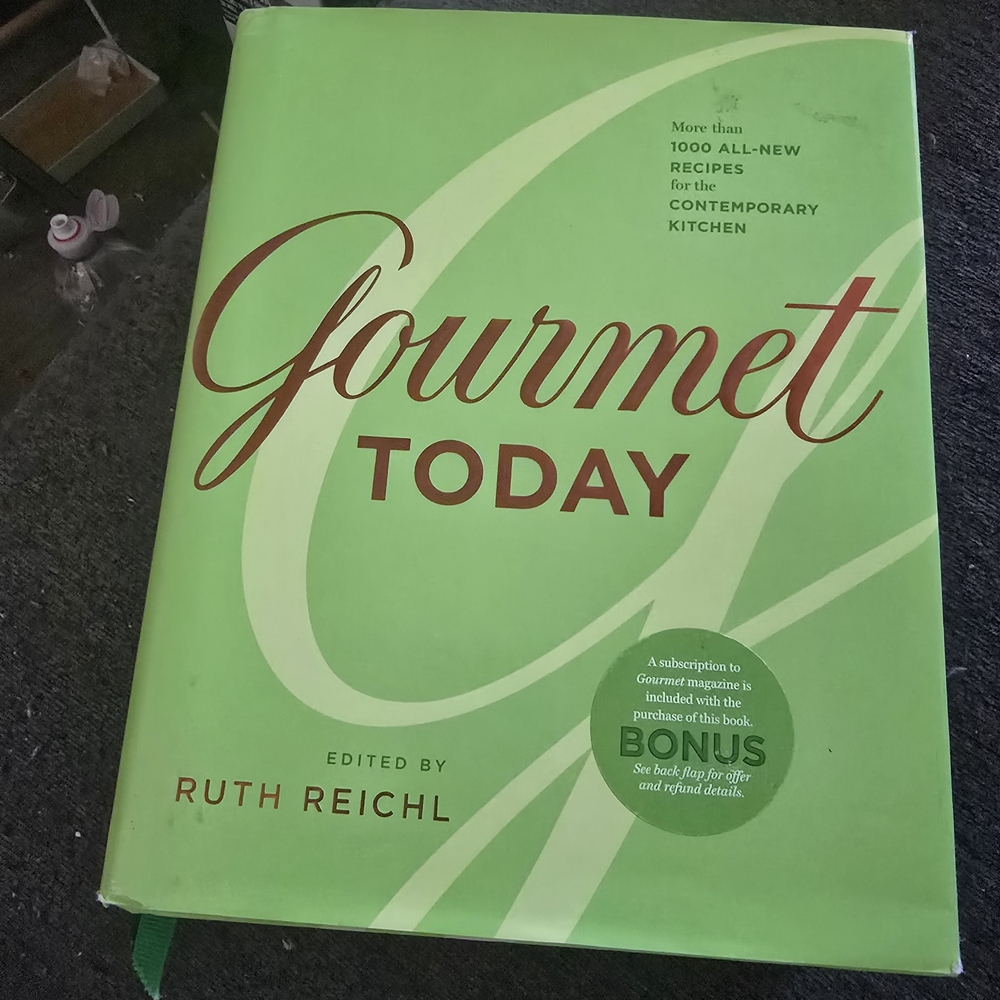 Gourmet Today Cookbook - Vibrant Green Cover
